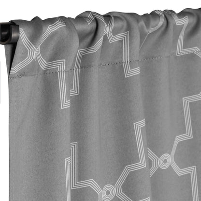 Imperial Trellis Washable Room Darkening Blackout Curtains. Set of 2