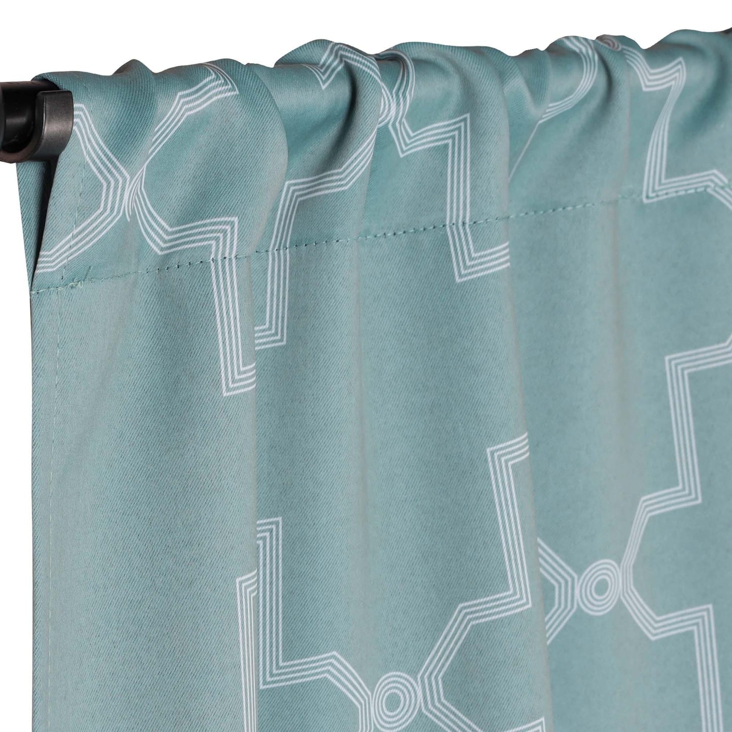 Imperial Trellis Washable Room Darkening Blackout Curtains. Set of 2
