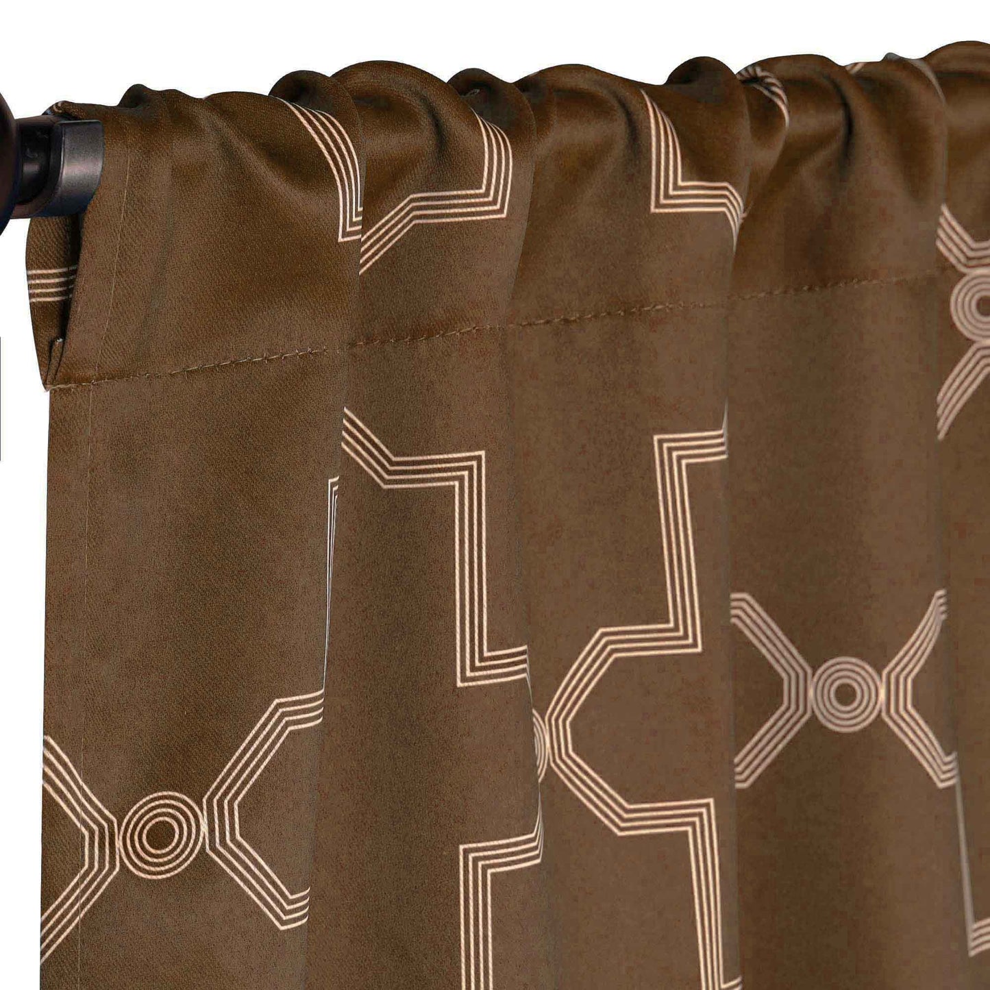 Imperial Trellis Washable Room Darkening Blackout Curtains. Set of 2