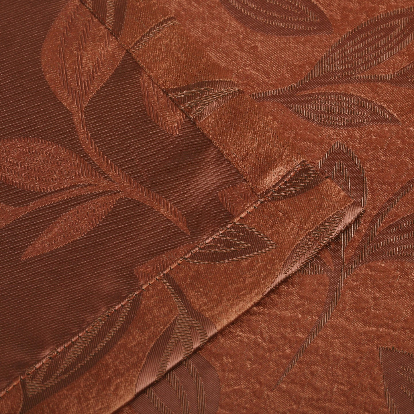 Leaves Machine Washable Room Darkening Blackout Curtains. Set of 2