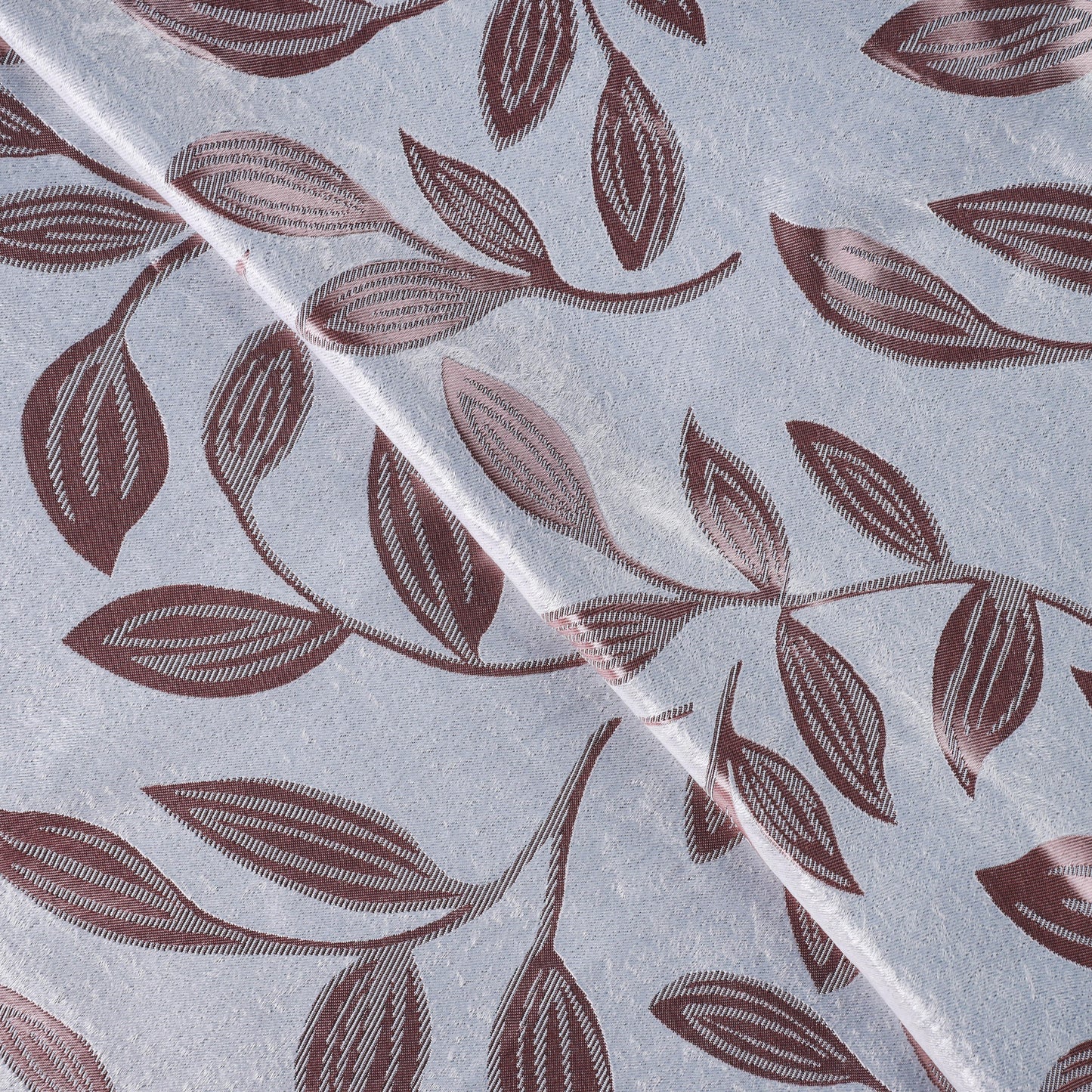 Leaves Machine Washable Room Darkening Blackout Curtains. Set of 2