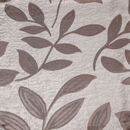Leaves Machine Washable Room Darkening Blackout Curtains. Set of 2
