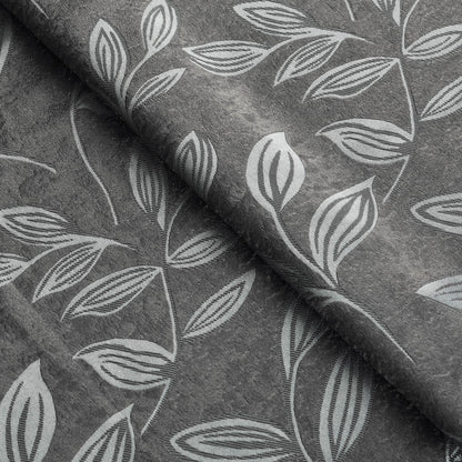 Leaves Machine Washable Room Darkening Blackout Curtains. Set of 2
