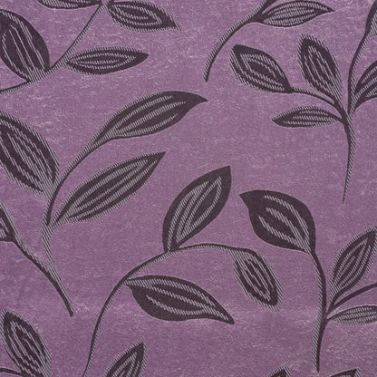 Leaves Machine Washable Room Darkening Blackout Curtains. Set of 2