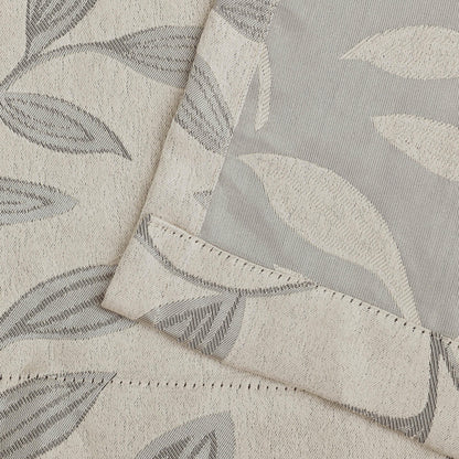 Leaves Machine Washable Room Darkening Blackout Curtains. Set of 2