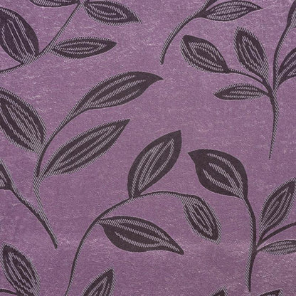 Leaves Machine Washable Room Darkening Blackout Curtains. Set of 2