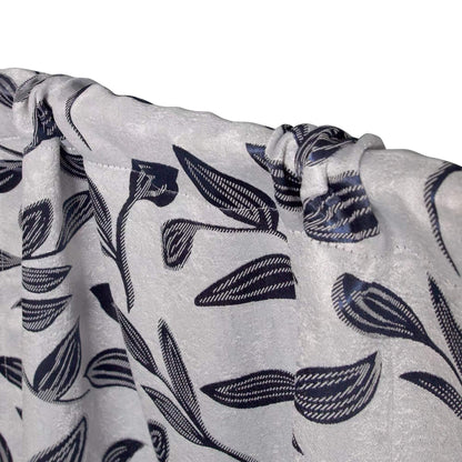 Leaves Machine Washable Room Darkening Blackout Curtains. Set of 2
