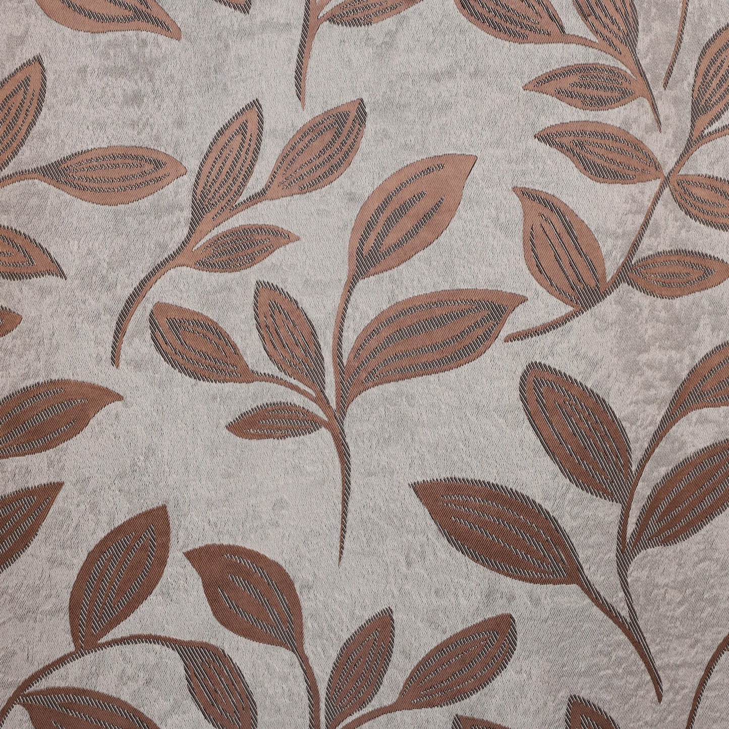 Leaves Machine Washable Room Darkening Blackout Curtains. Set of 2