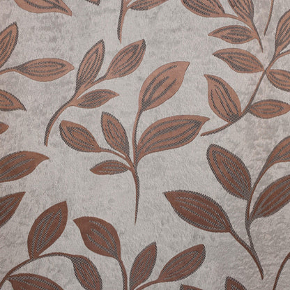 Leaves Machine Washable Room Darkening Blackout Curtains. Set of 2