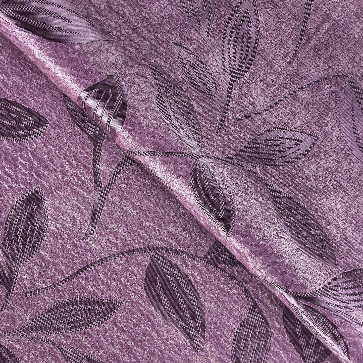 Leaves Machine Washable Room Darkening Blackout Curtains. Set of 2