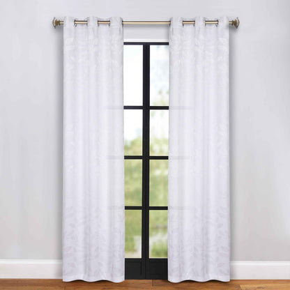 Leaves Room Darkening Grommet Blackout Curtain Panels. Set of 2