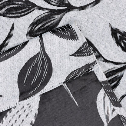 Leaves Room Darkening Grommet Blackout Curtain Panels. Set of 2