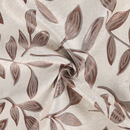 Leaves Room Darkening Washable Blackout Curtain Panels. Set of 2
