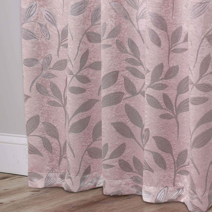 Leaves Room Darkening Washable Blackout Curtain Panels. Set of 2
