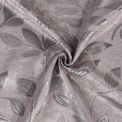 Leaves Washable Room Darkening Blackout Curtain Panels. Set of 2