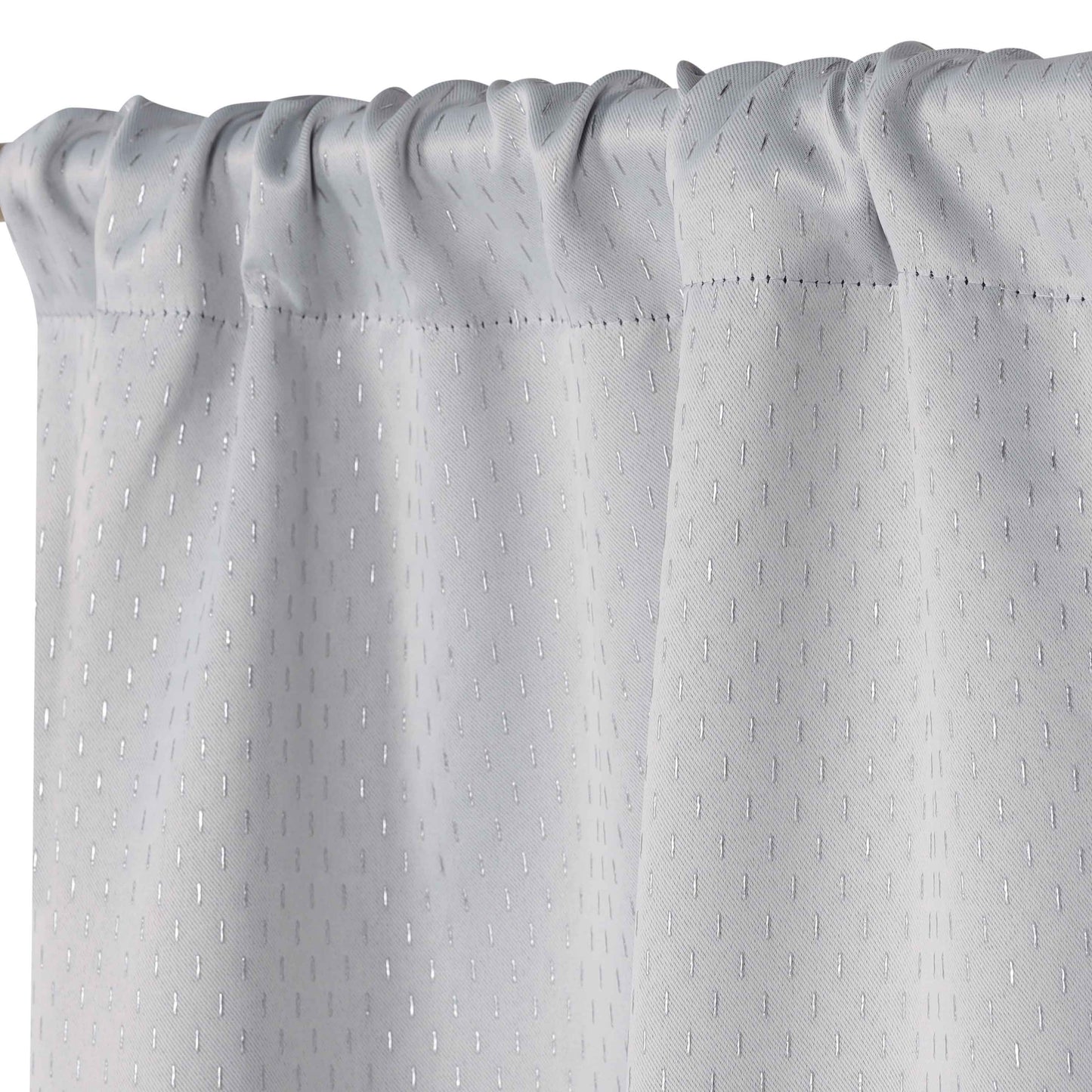 Modern Shimmer Washable Room Darkening Blackout Curtains. Set of 2