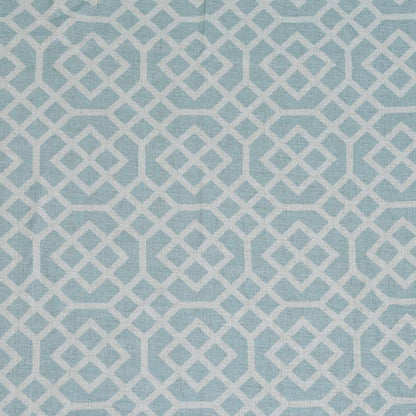 Printed Honey Comb Grommet Traditional Sheer Curtain Panel Set