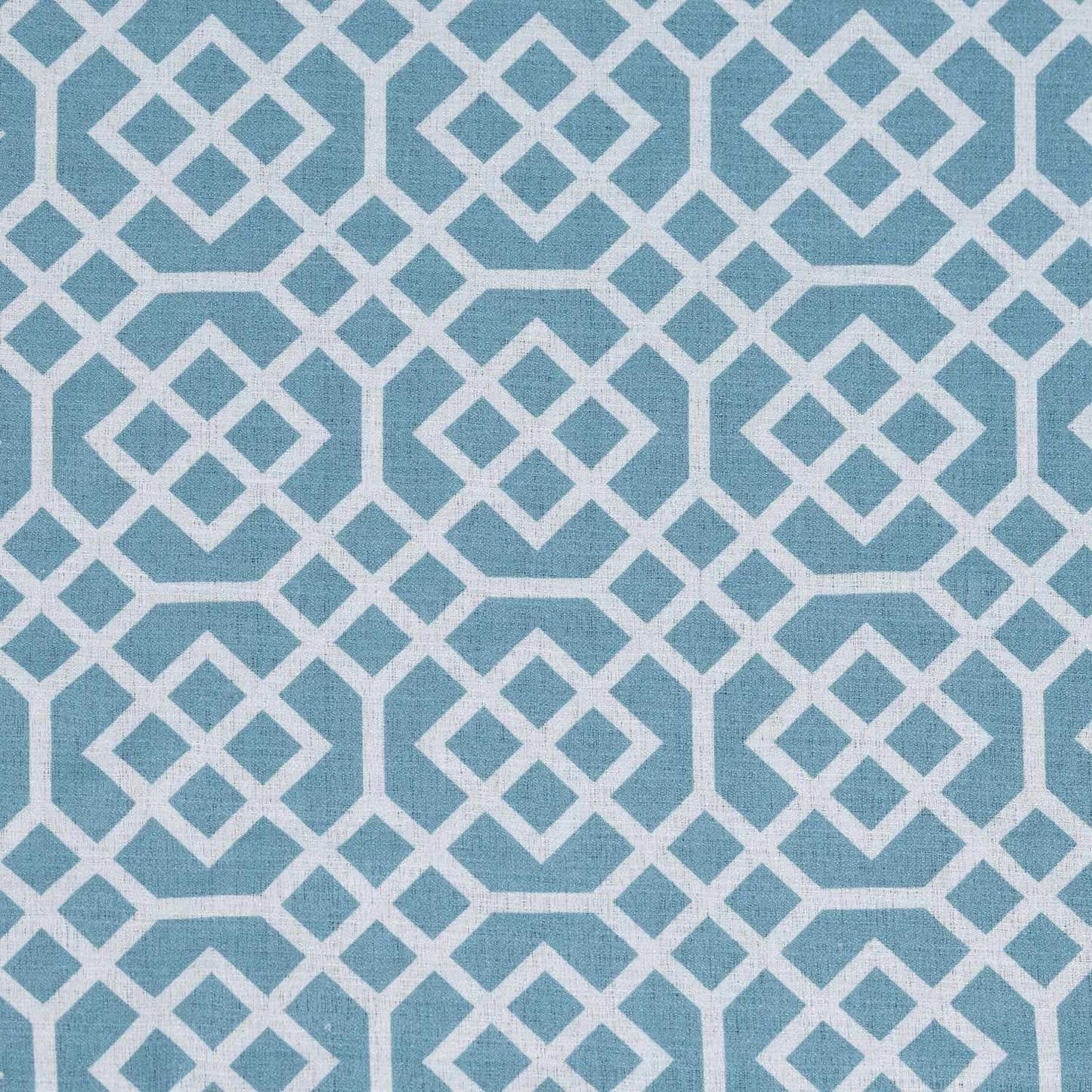 Printed Honey Comb Grommet Traditional Sheer Curtain Panel Set
