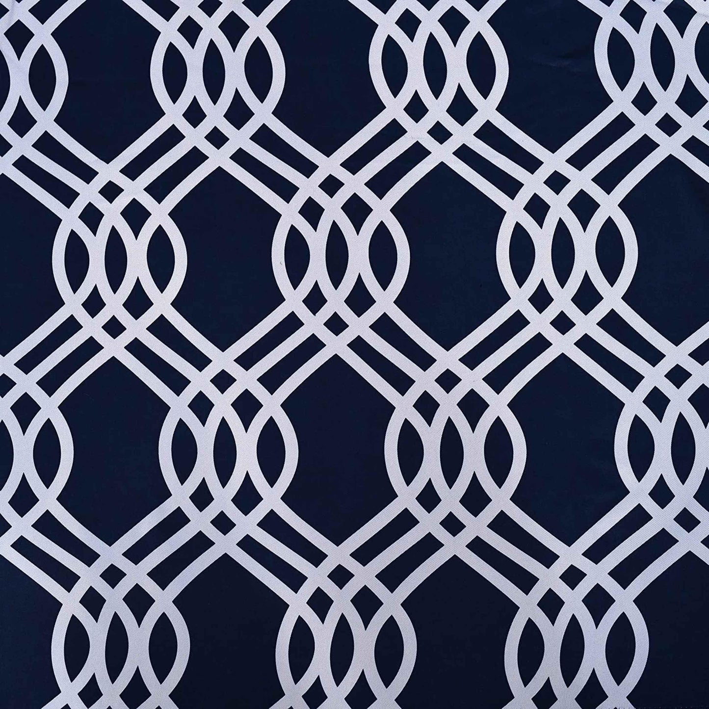 Ribbon Trellis Washable Room Darkening Blackout Curtains. Set of 2