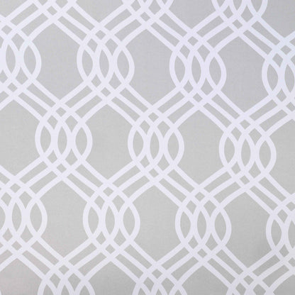 Ribbon Trellis Washable Room Darkening Blackout Curtains. Set of 2