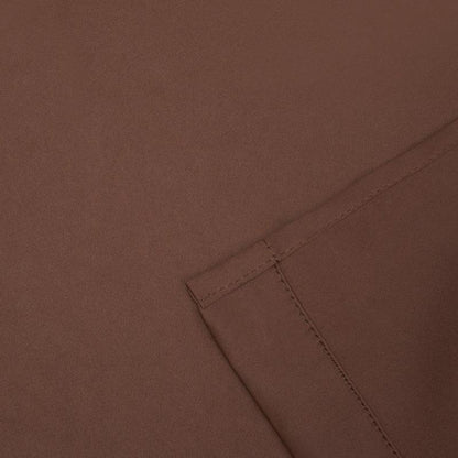 Rod Pocket Room Darkening Solid Blackout Curtains. Set of 2