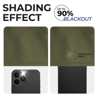 Rod Pocket Room Darkening Solid Blackout Curtains. Set of 2