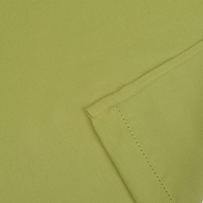 Rod Pocket Room Darkening Solid Blackout Curtains. Set of 2