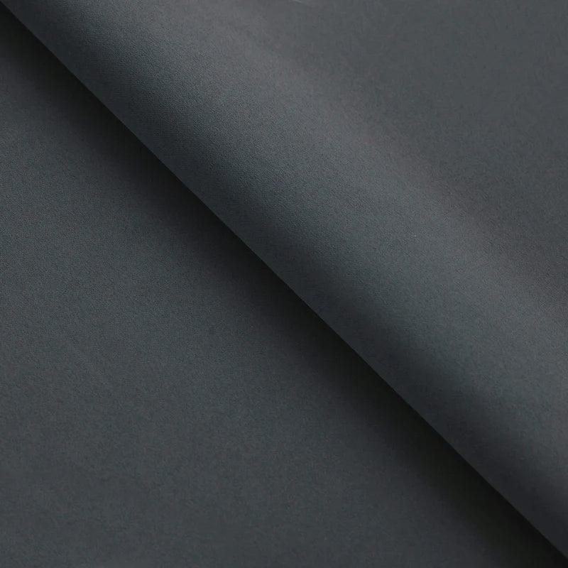 Rod Pocket Room Darkening Solid Blackout Curtains. Set of 2