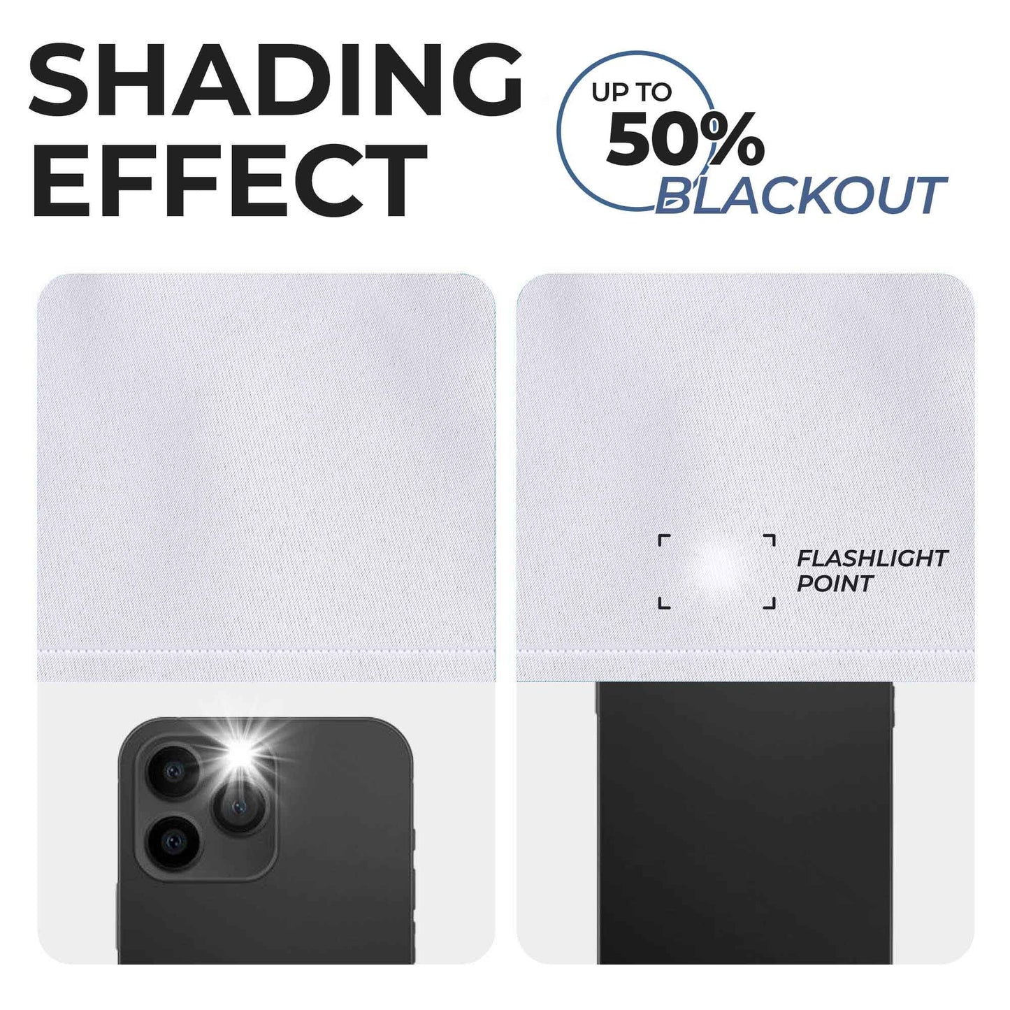 Solid Machine Washable Room Darkening Blackout Curtains. Set of 2