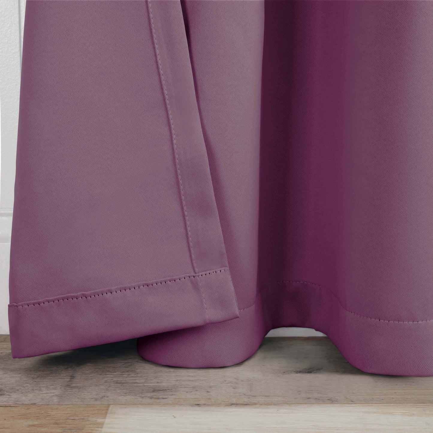 Solid Room Darkening Blackout Curtain Panels. Back Tabs. Set of 2