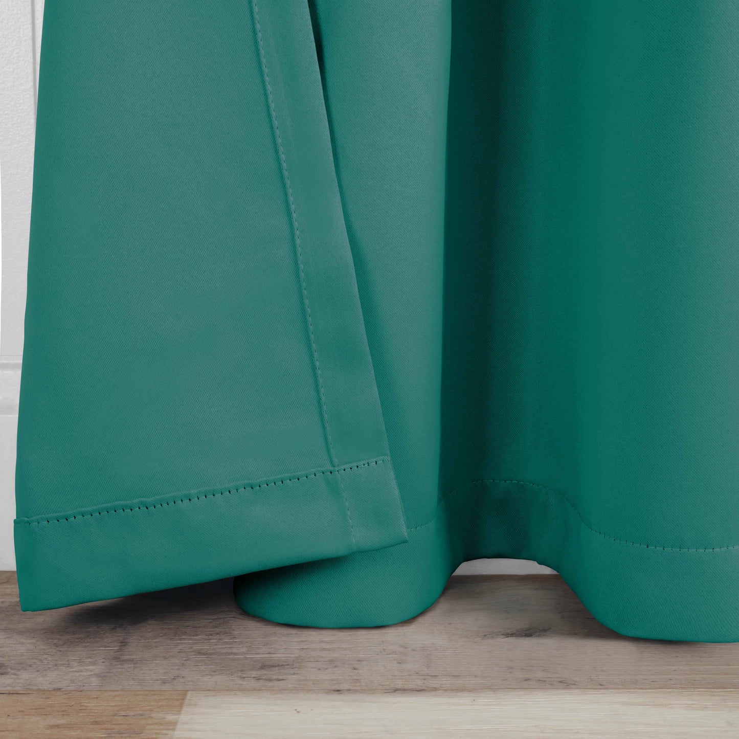Solid Room Darkening Blackout Curtain Panels. Back Tabs. Set of 2