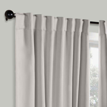 Solid Room Darkening Blackout Curtain Panels. Back Tabs. Set of 2
