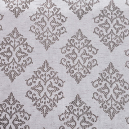 Venetian Damask Jacquard Grommet Traditional Curtain Panel Set