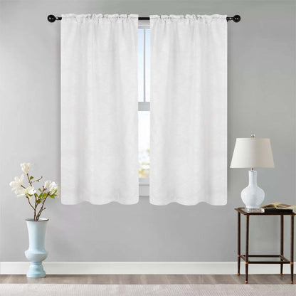 Venetian Damask Jacquard Grommet Traditional Curtain Panel Set