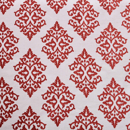 Venetian Damask Jacquard Grommet Traditional Curtain Panel Set