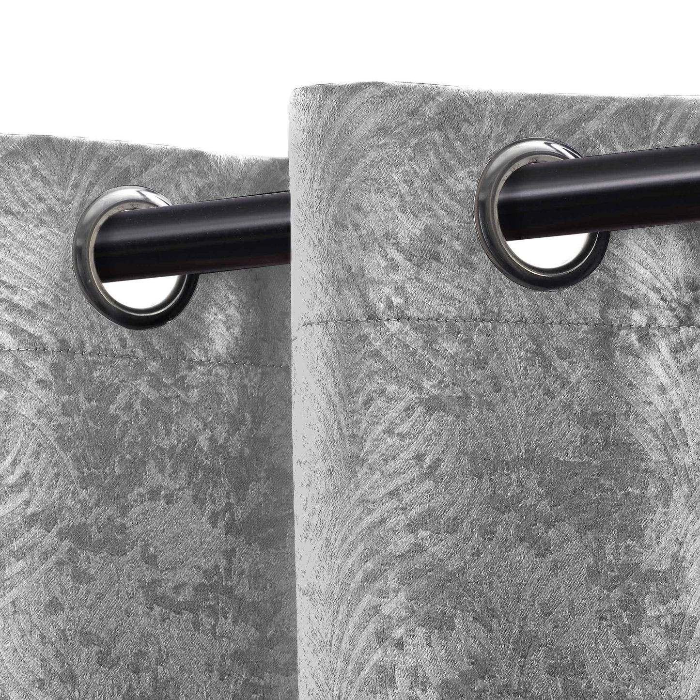 Waverly Geometric Washable Room Darkening Blackout Curtains. Set of 2