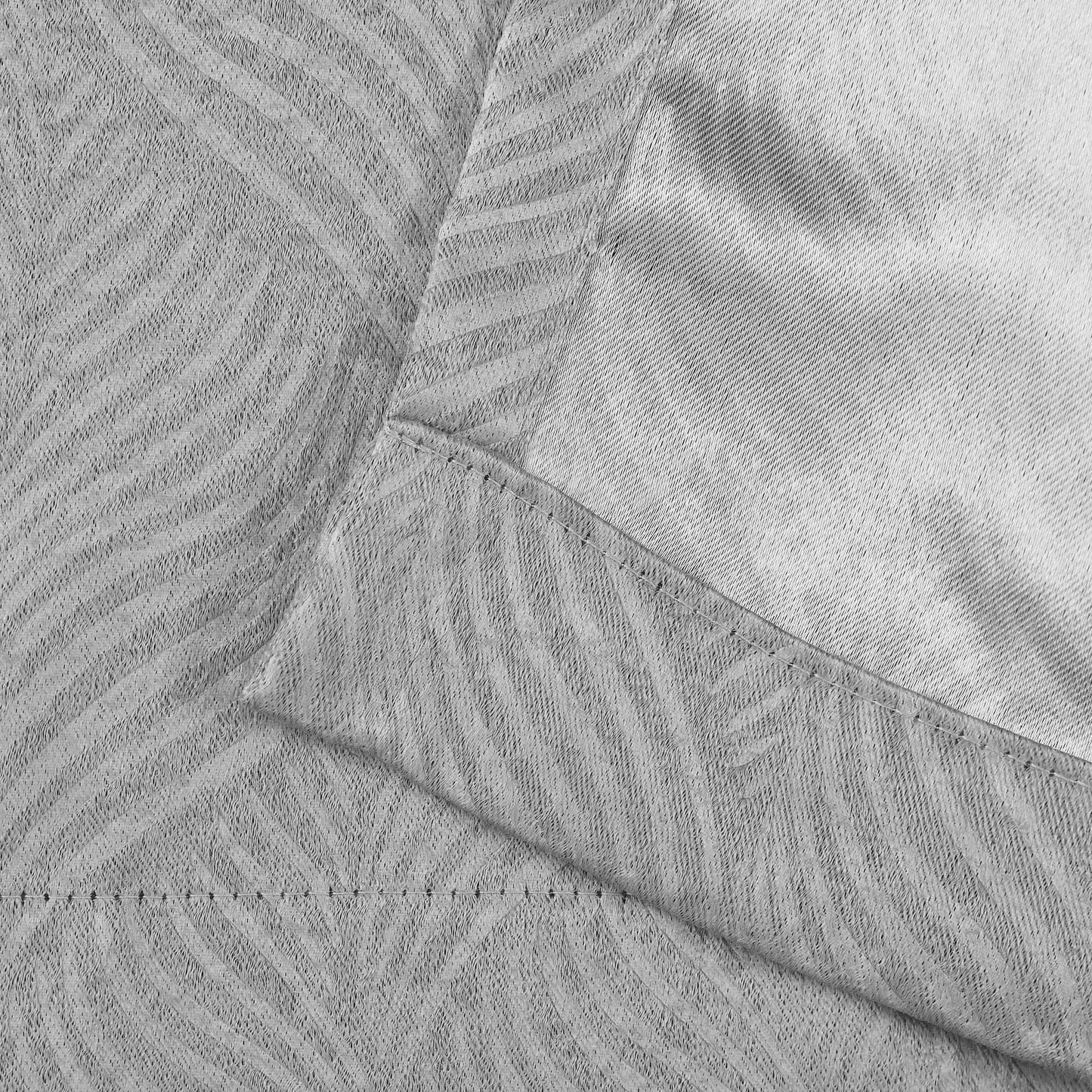 Waverly Geometric Washable Room Darkening Blackout Curtains. Set of 2