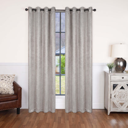 Waverly Geometric Washable Room Darkening Blackout Curtains. Set of 2