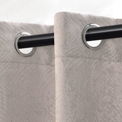 Waverly Geometric Washable Room Darkening Blackout Curtains. Set of 2