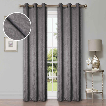 Waverly Geometric Washable Room Darkening Blackout Curtains. Set of 2