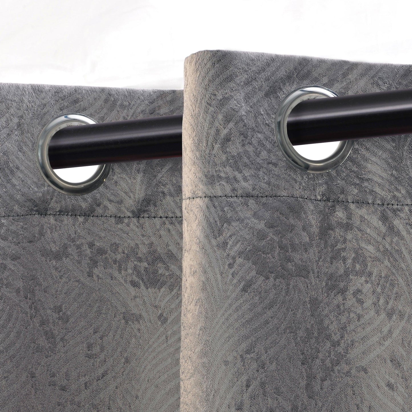Waverly Geometric Washable Room Darkening Blackout Curtains. Set of 2