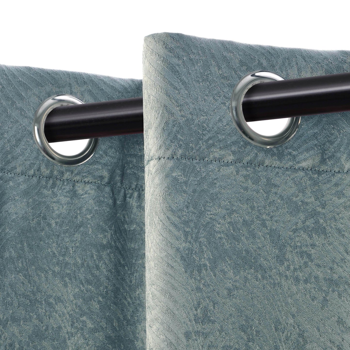 Waverly Geometric Washable Room Darkening Blackout Curtains. Set of 2