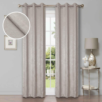 Waverly Geometric Washable Room Darkening Blackout Curtains. Set of 2