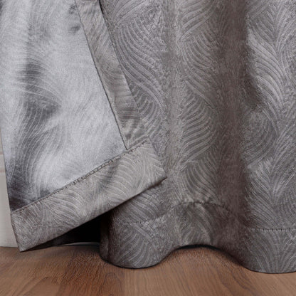 Waverly Geometric Washable Room Darkening Blackout Curtains. Set of 2