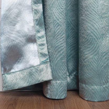Waverly Geometric Washable Room Darkening Blackout Curtains. Set of 2