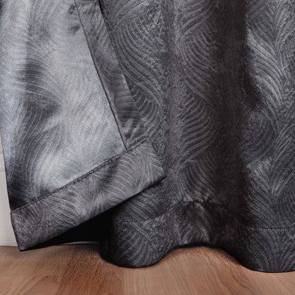 Waverly Geometric Washable Room Darkening Blackout Curtains. Set of 2